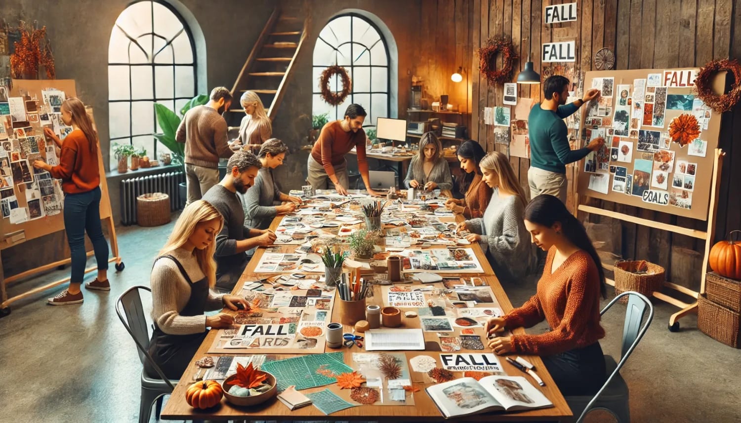Fall Intentions Vision Board Wellness Challenge Idea