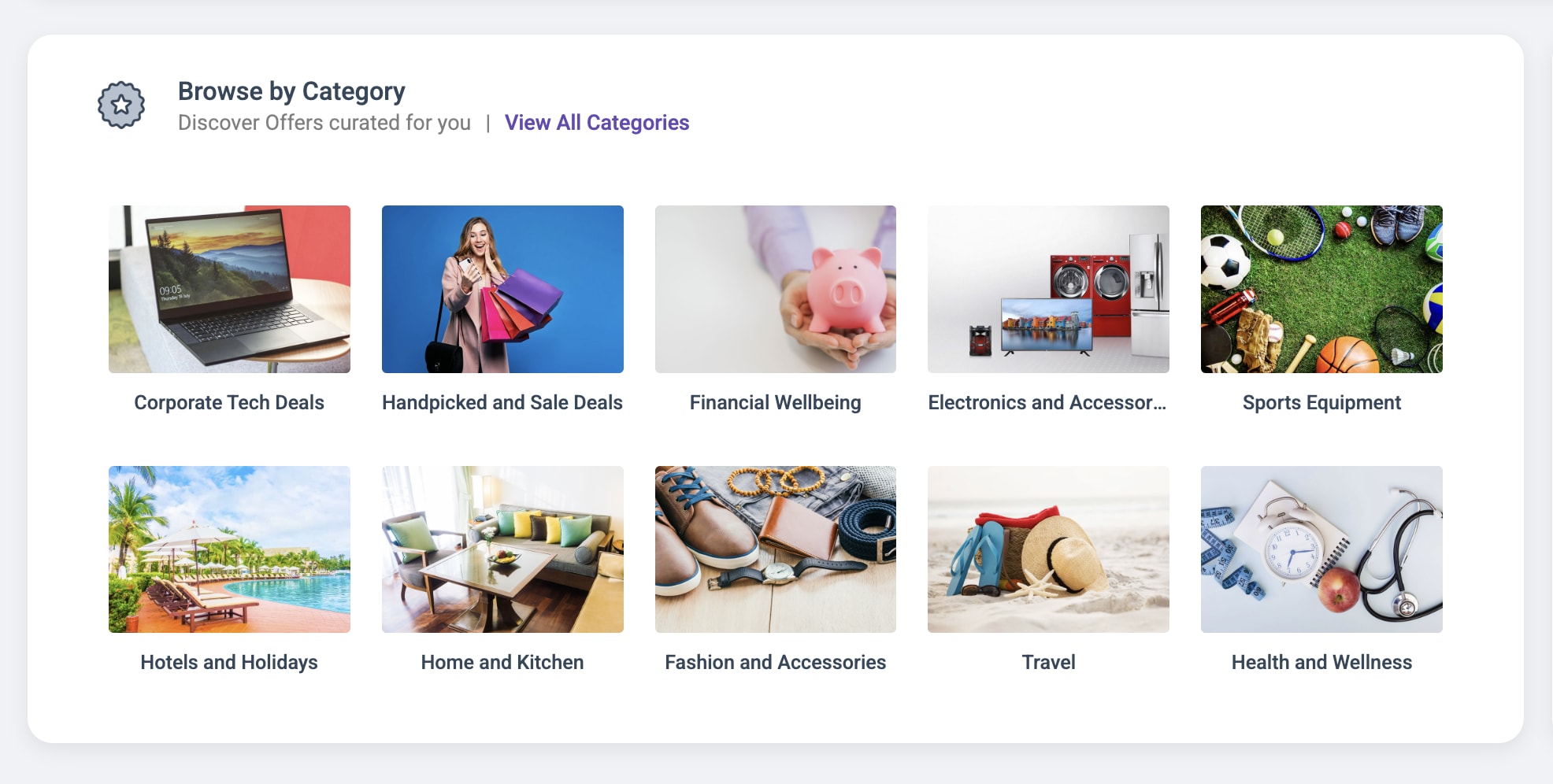 Vantage Perks employee reward catalog
