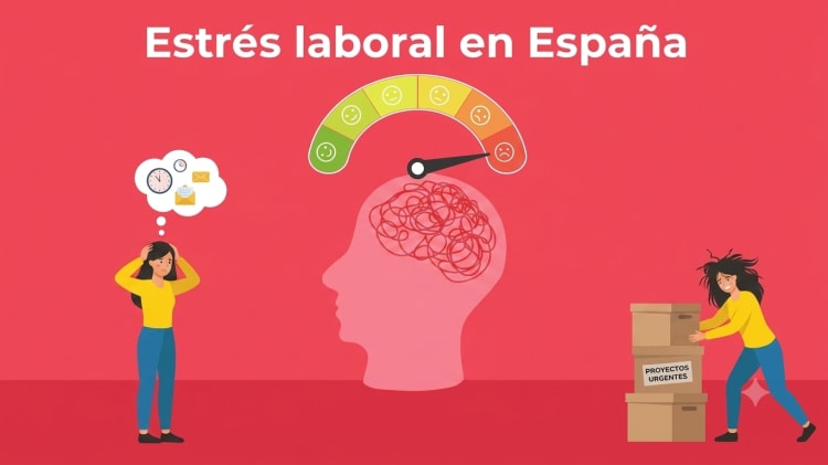 Estrés laboral en España en 2026: datos, ley y cómo reducirlo