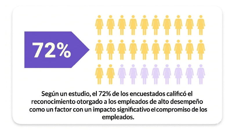 El reconocimiento impulsa la motivación orientada al desempeño