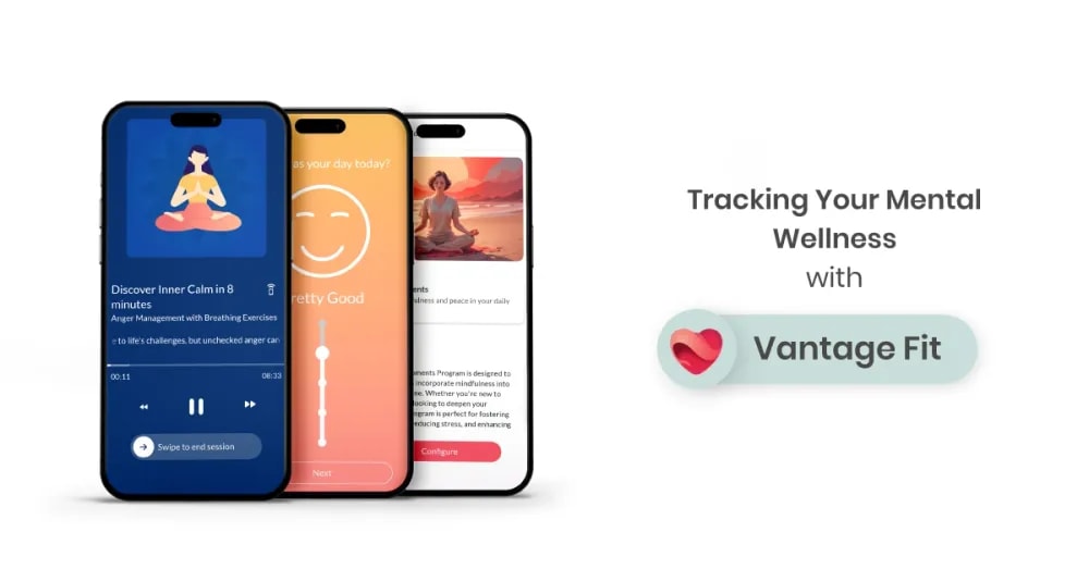 Vantage Fit mental wellbeing library — guided meditation and mindfulness sessions for employee wellness