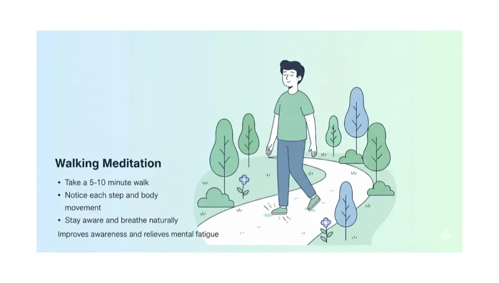 Méditation en marchant