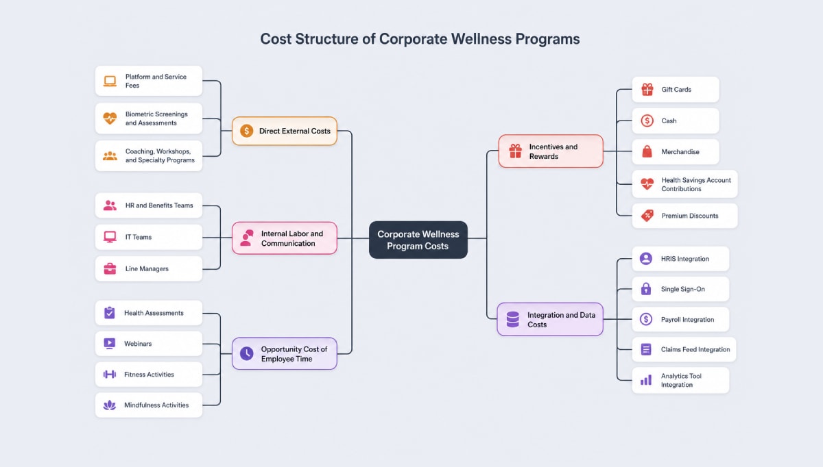 Cost Structure of Cost Benefit Analysis of Wellness Programs