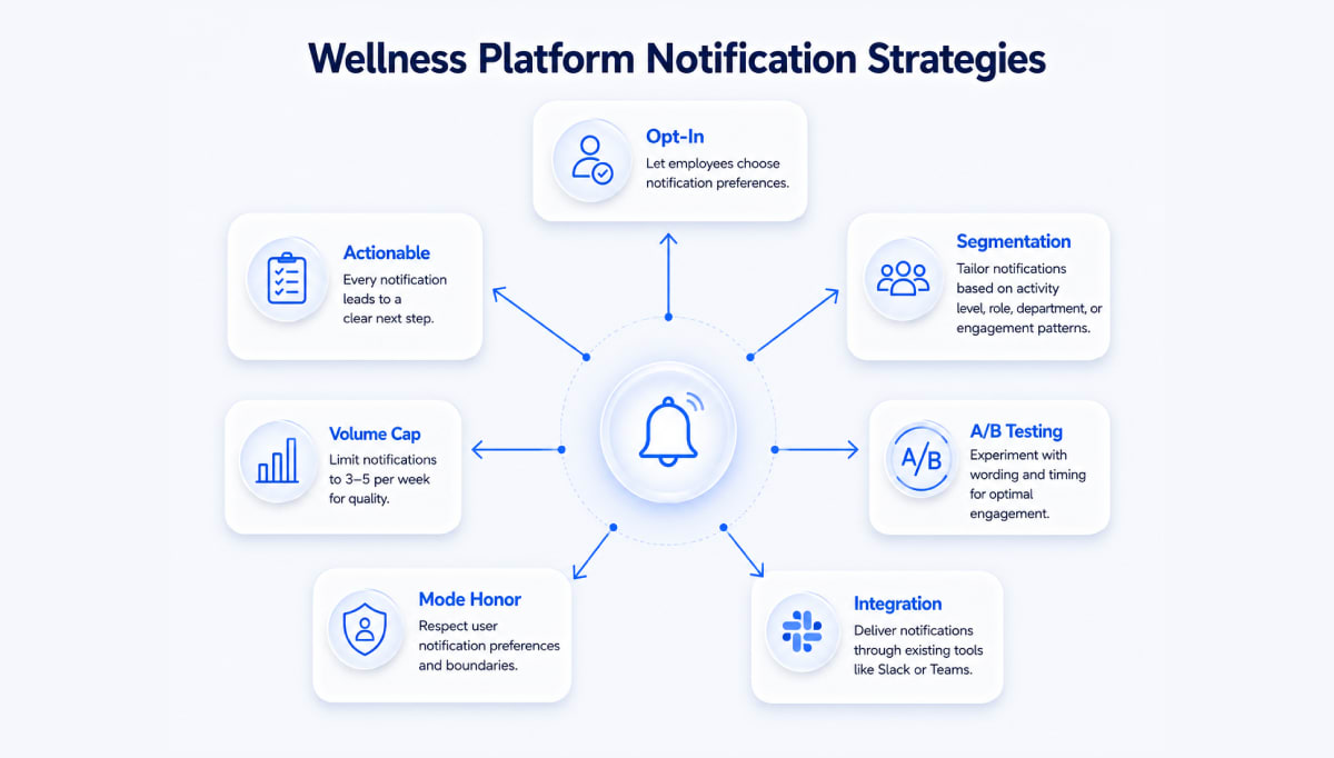 Best practices for HR & app admins for wellness apps notification management