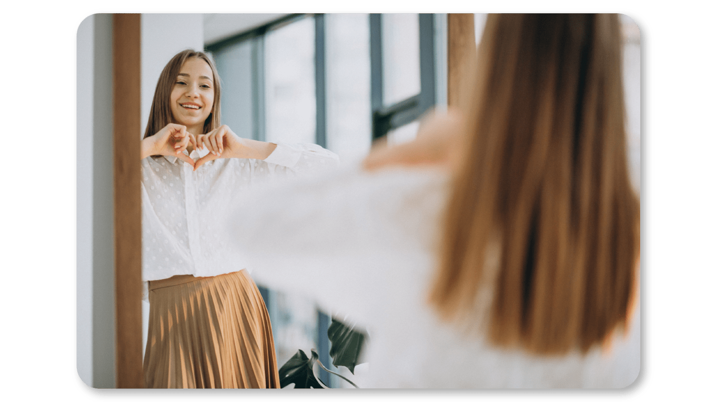 A Woman Combatting Anxiety and Depression by Practicing Loving Kindness Meditation
