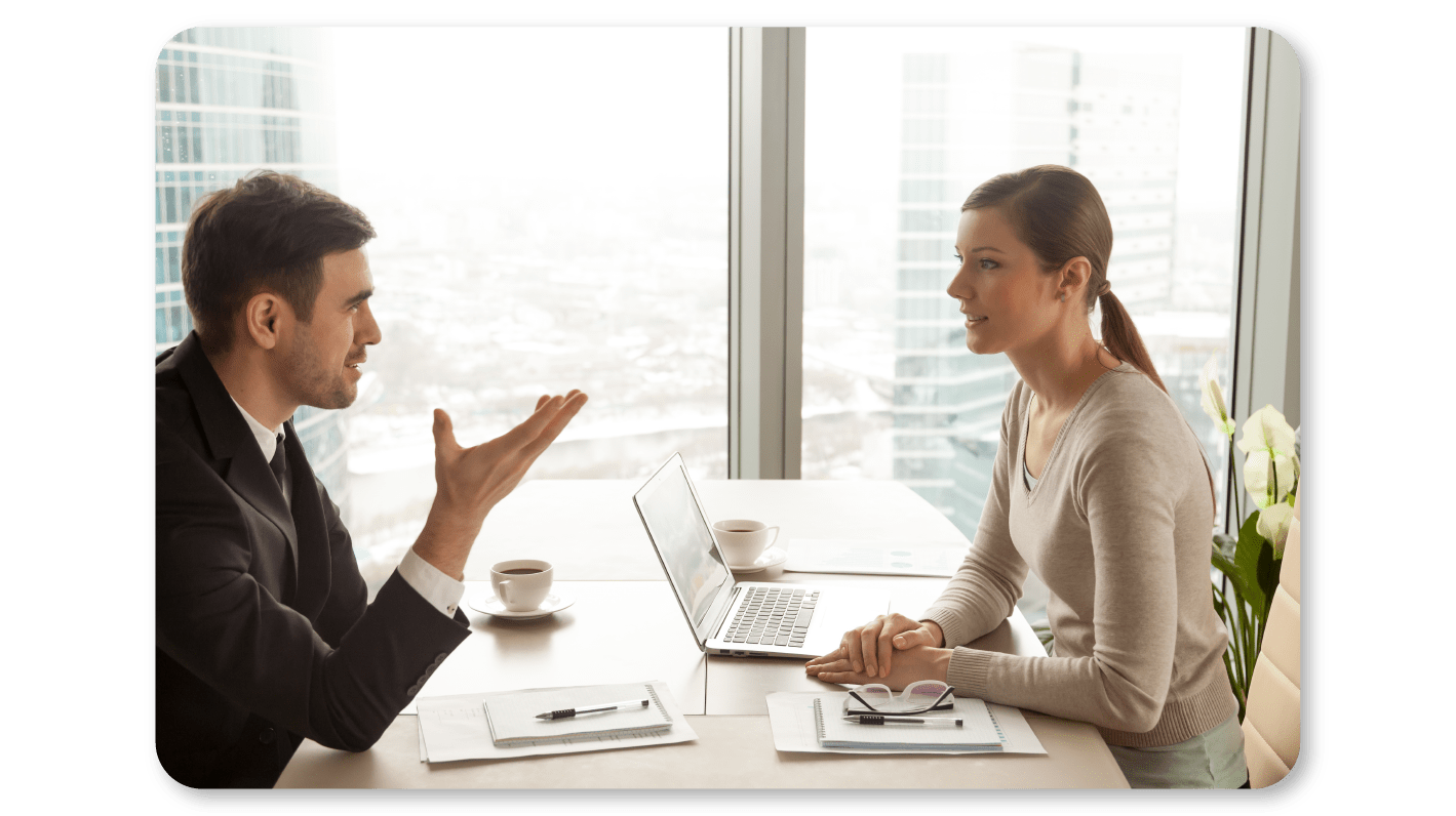 An Employee Practices Self Care at Work by Talking to the Boss About their Bandwidth
