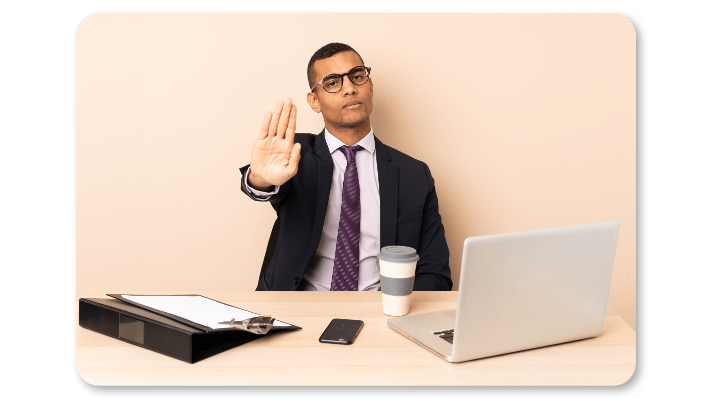 An Employee Practices Self Care At Work by Saying No to Extra Responsibilities