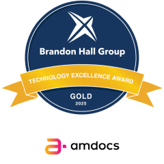 Brandon Hall Group Technology Excellence Award — Gold 2025, Amdocs