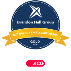 Brandon Hall Group Technology Excellence Award — Gold 2025, ACG