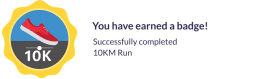 10K+ steps badge