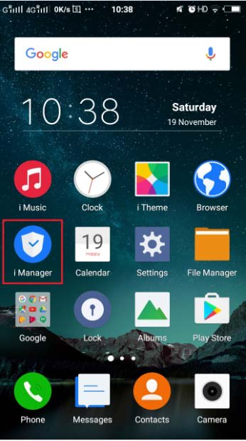 I Manager on Vivo Mobile