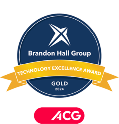 Brandon Hall Group Technology Excellence Award Gold 2024 — ACG
