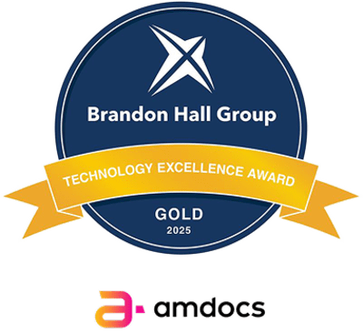 Brandon Hall Group Technology Excellence Award Gold 2025 — Amdocs