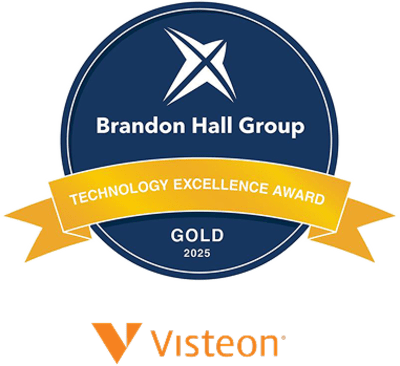 Brandon Hall Group Technology Excellence Award Gold 2025 — Visteon