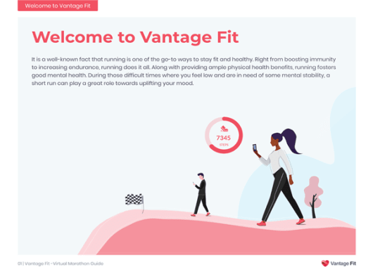 Virtual Marathon Guide Slide 1