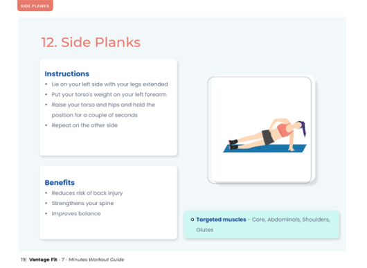 7-Minute Workout Guide Slide 3