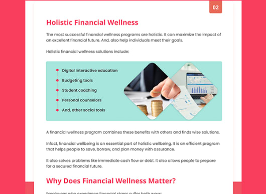Financial Wellness Guide Slide 2