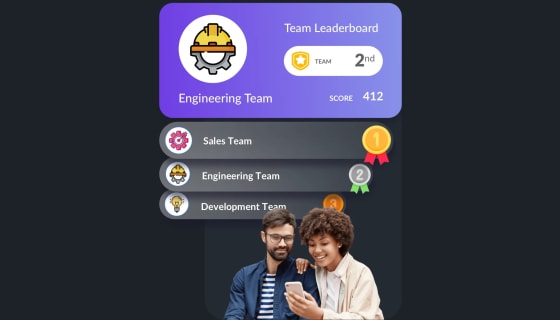 Vantage Fit team step challenge leaderboard