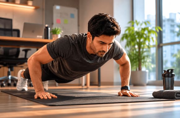 Push-up challenge challenge on Vantage Fit