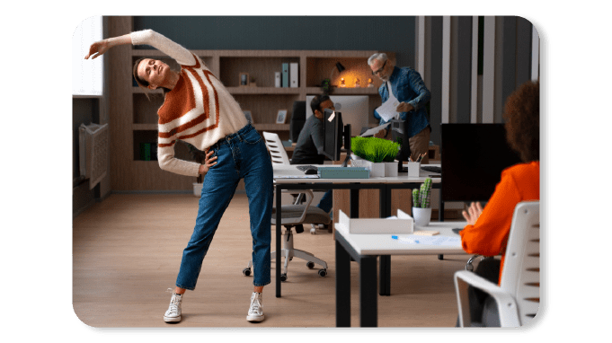 Take breaks and move around