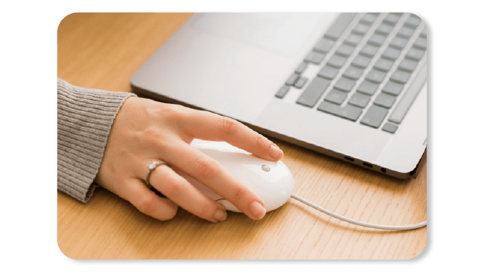 Use a mouse that fits your hand