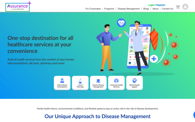 Nano Health app screenshot