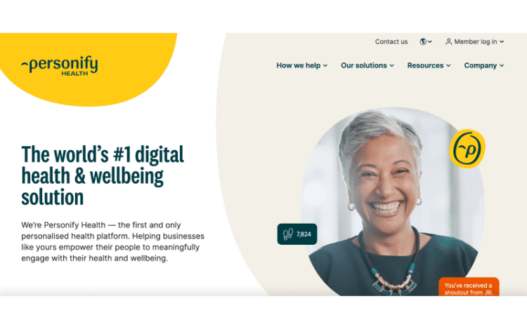 Capture d'écran de Personify Health