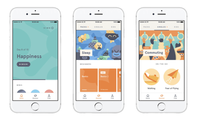 Headspace app interface