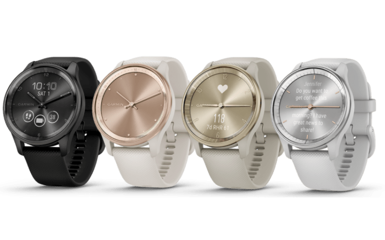 Captura de pantalla de Garmin Vivomove Trend