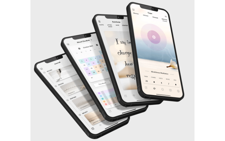 Worry Watch anxiety tracker app interface