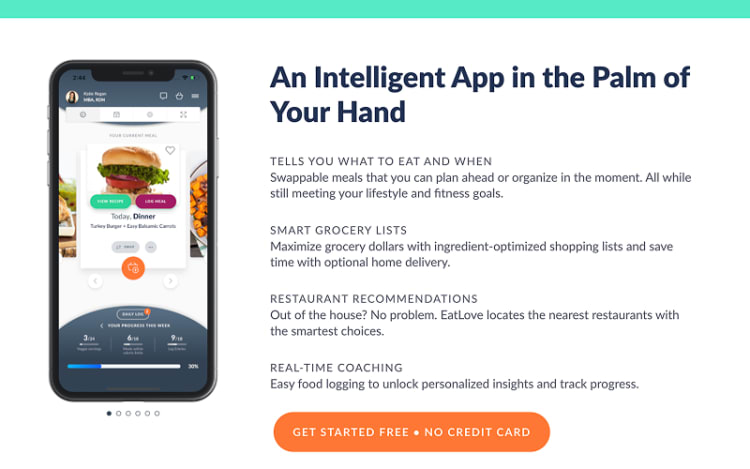 EatLove app screenshot
