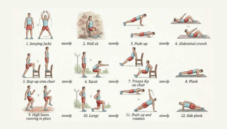 7-Minute Workout Wellness Challenge