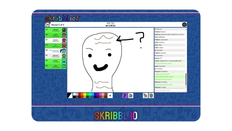 Skribbl Wellness Game