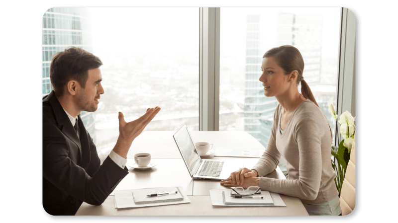 An Employee Practices Self Care at Work by Talking to the Boss About their Bandwidth 