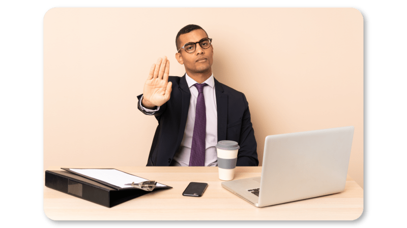An Employee Practices Self Care At Work by Saying No to Extra Responsibilities