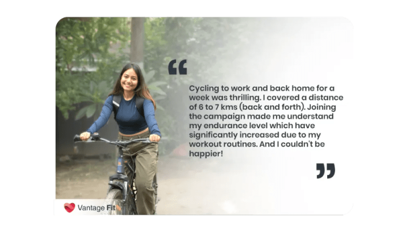 Team of employees arriving at the office on bicycles for a sustainbility-friendly cycle-to-work event