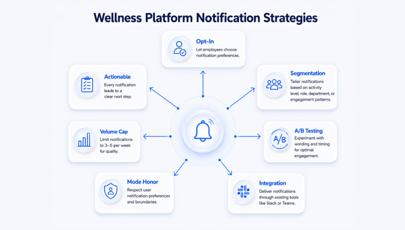 Bonnes pratiques pour les RH et administrateurs d'applications concernant la gestion des notifications de bien-être