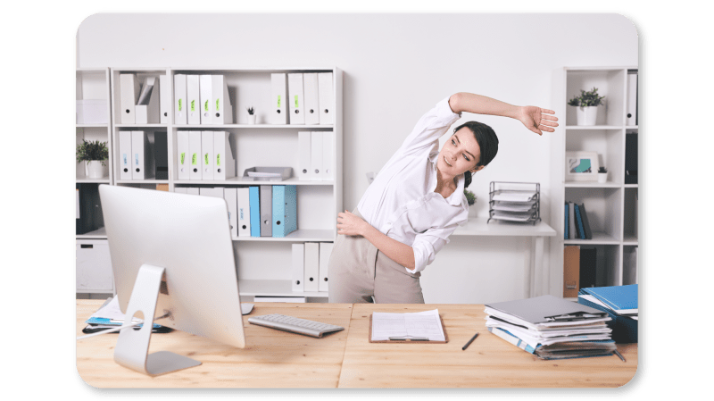 women-bend-stretching-at-office