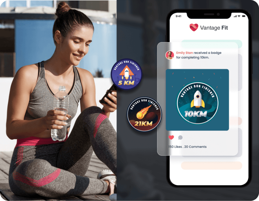 Recognition through badges and incentivization