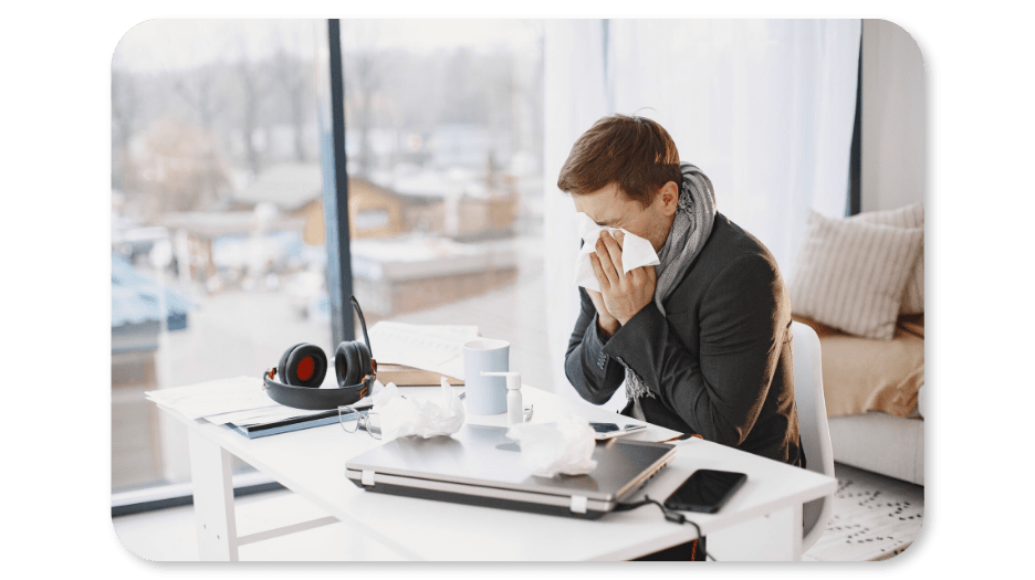 Workplace stress causes weakened immune system
