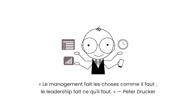 Les comportements de leadership : le management fait les choses comme il faut, le leadership fait ce qu’il faut