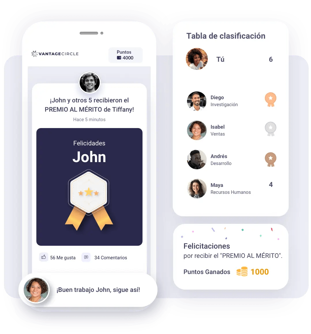 Reconocimiento social entre empleados