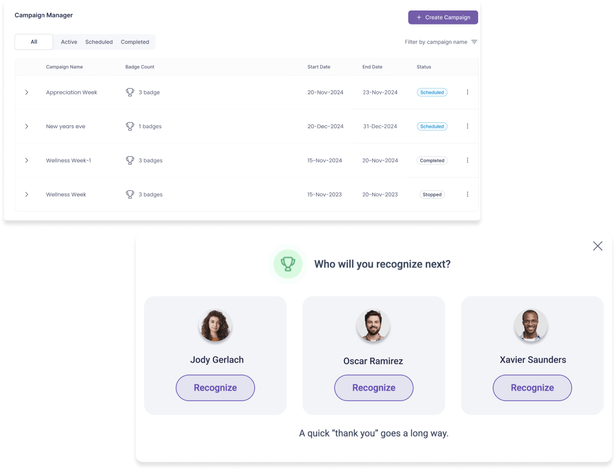 Make recognition a continuous habit