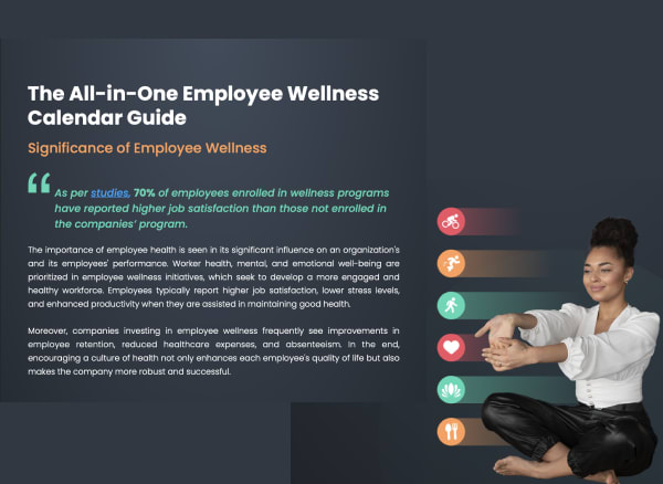 Wellness Calendar Slide 1