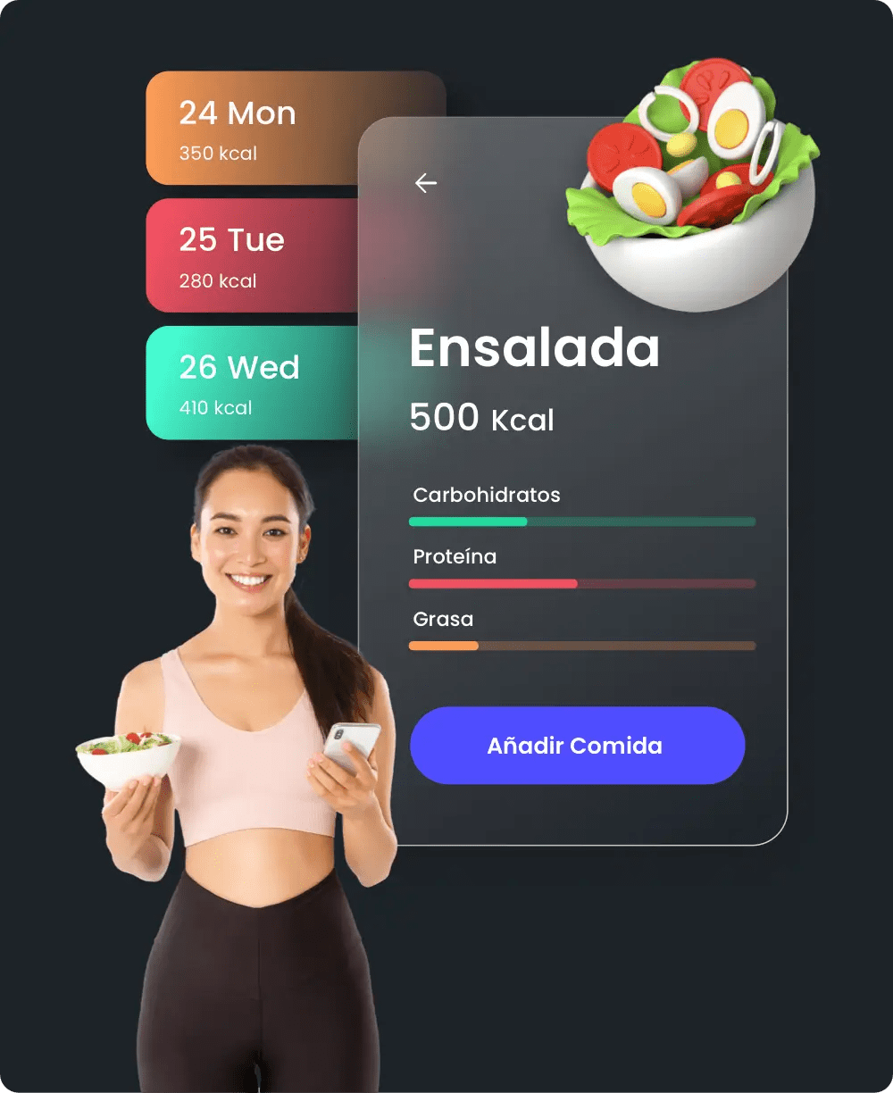 Vantage Fit - Rastreo de Comidas