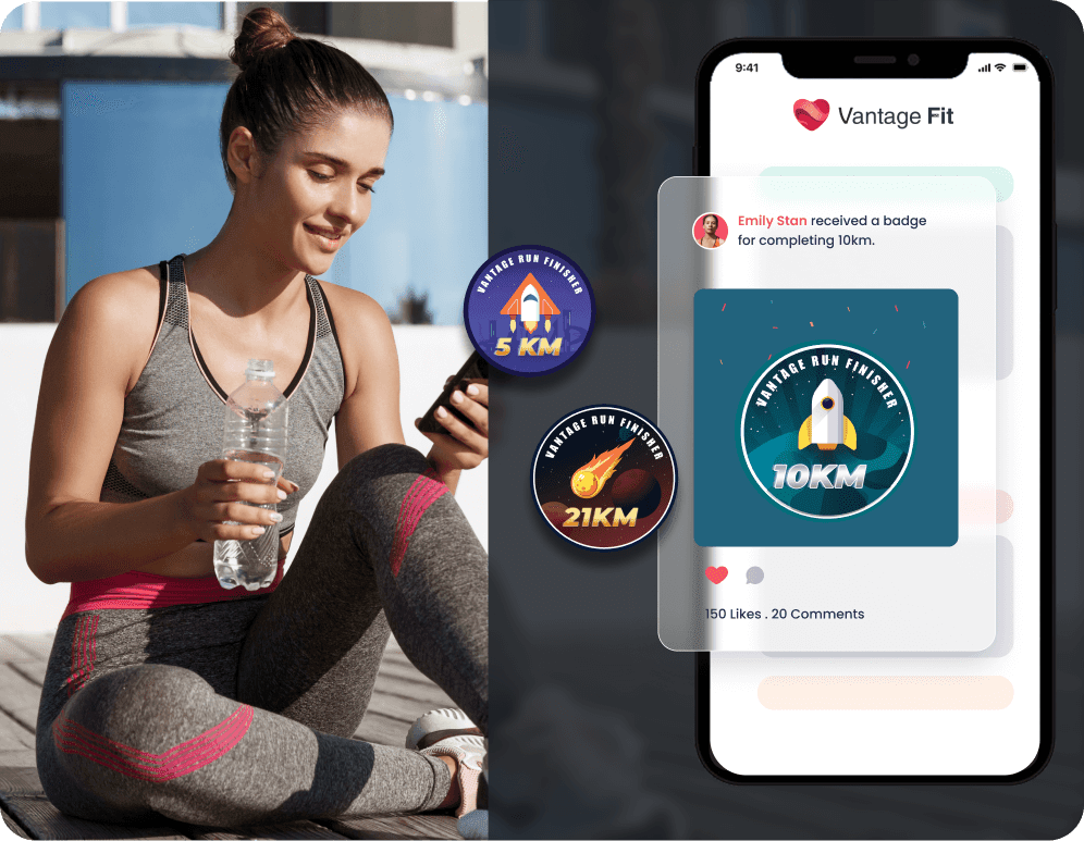 Recognition through badges and incentivization