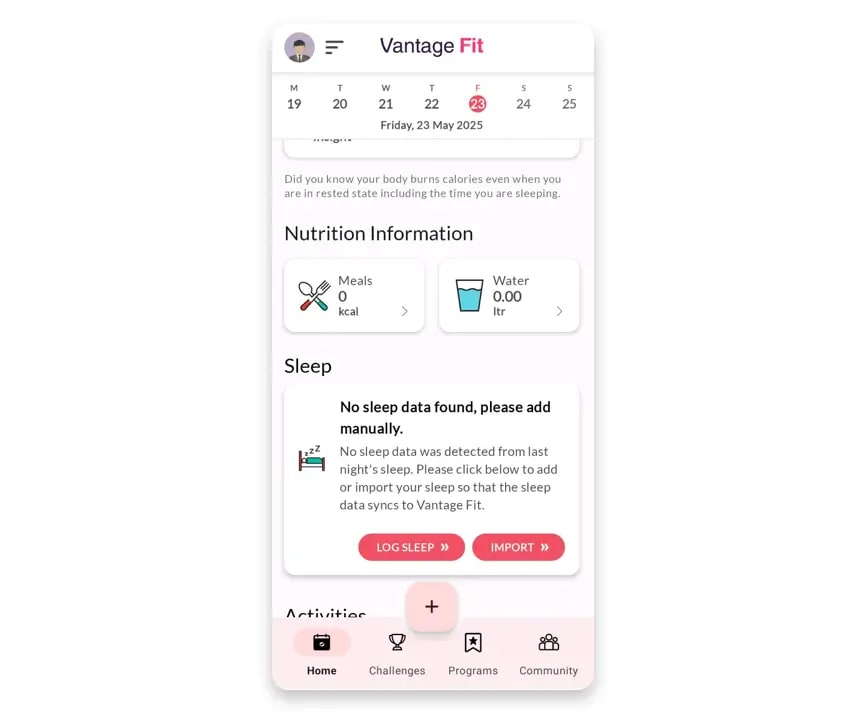 Sleep Tracking & Import