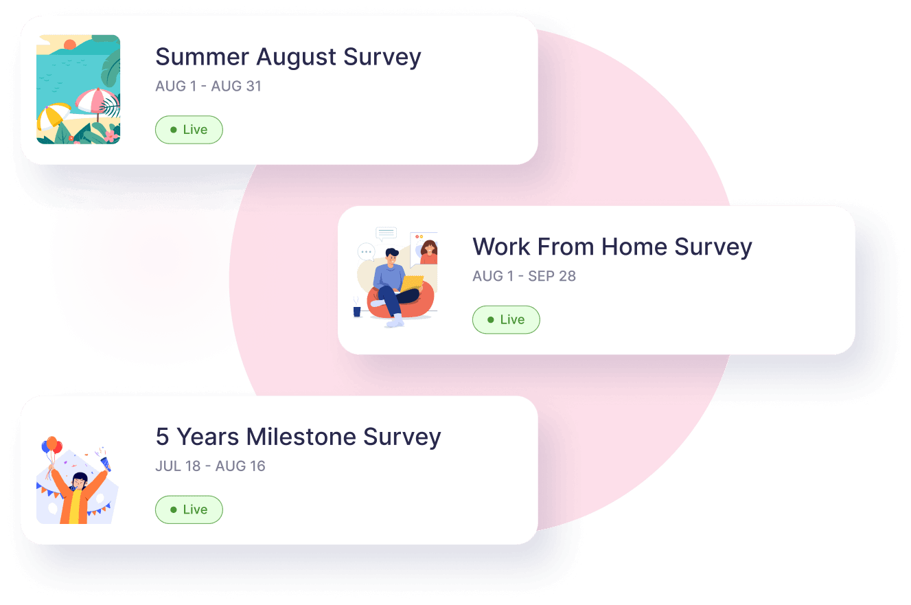 Run multiple surveys without overlap or data loss
