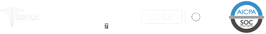 Security certifications: HIPAA, ISO 27001, ISO 27701, GDPR, SOC 2