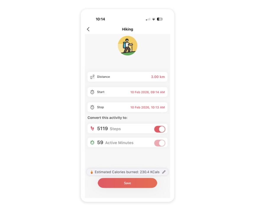 Activity Conversion & Manual Steps Entry with Deeplinking and Silent Authentication